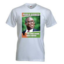 T-shirt brancos feitos sob encomenda baratos da eleição com impressão